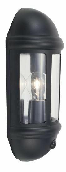 Ansell Garden Latina Half Lantern 42W Photocell Black IP65 ALHL/PC/BL  NEW