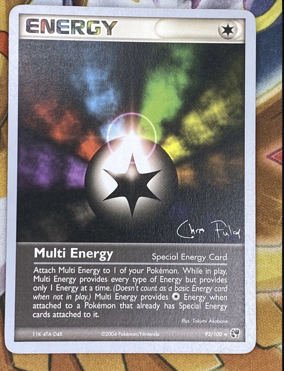 Pokemon TCG : MULTI ENERGY 93/100 World Championship PROMO Uncommon NM