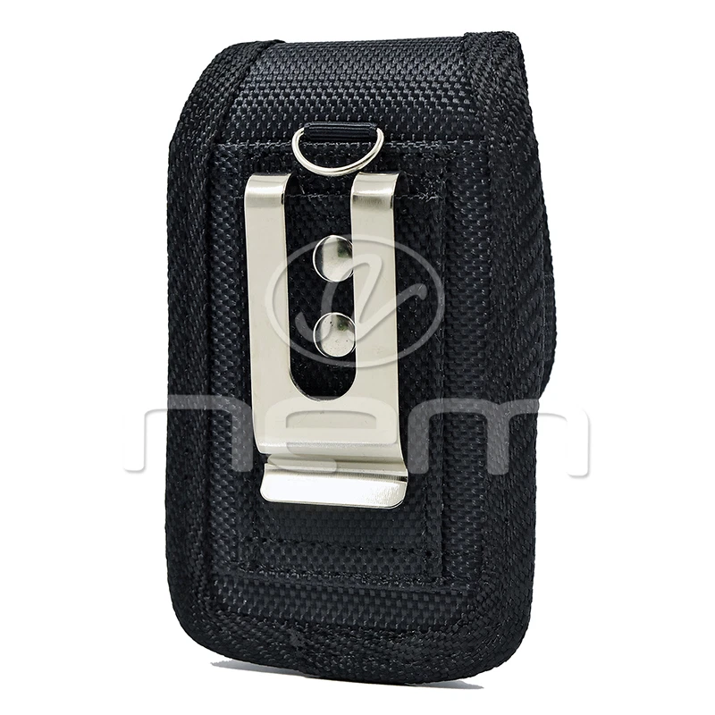Cubierta resistente vertical negra de alta resistencia con clip para cinturón bolsa para aleta de ciruela Foto 2 de 4