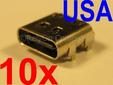 10x USB 3.1 Type-C 16 Pin Female PCB SMT Charging Port Micro Connector Part USA