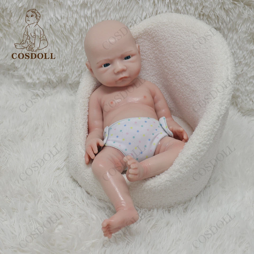 COSDOLL DRINK-WET SYSTEM 18.5" REBORN BABY DOLL FULL BODY SILICONE BABY GIRLDOLL - Image 2 of 4