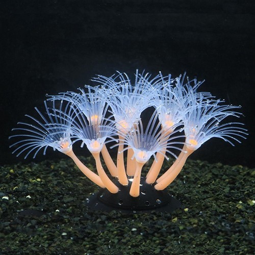 Glowing Glowing Artificial Coral Artificial Fake Coral Ornament Fish Tank - Picture 7 of 12