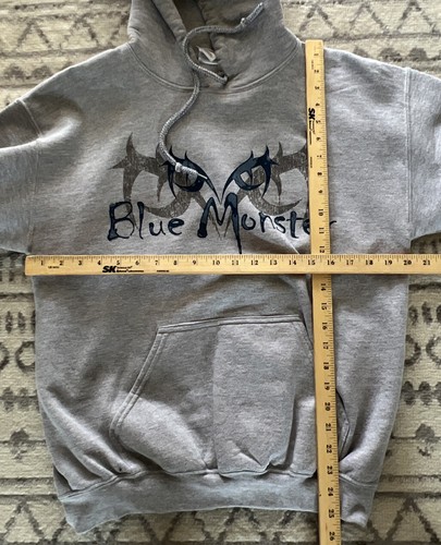 Gildan Youth Heavy Blend Long Sleeves Hoody Gray Size M - Picture 6 of 6
