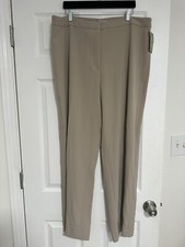 H M Women  s Beige Dress Pants Wide Leg Size US18 Originally 39.99