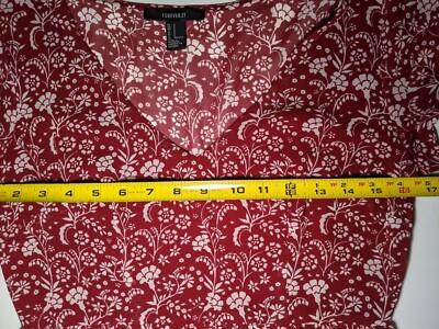 Forever 21 red floral Fit and Flare Mini Skater dress Women's Small | eBay