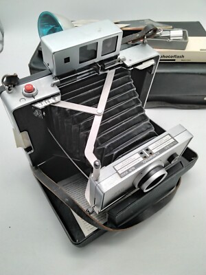 Vintage Polaroid Kamera Camera 350 Selftimer Bedienungsanleitung Zubehör 1969