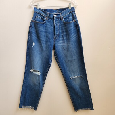 OLD NAVY Jeans Womens Size 12 Sky-Hi Curvy Straight Extra High Rise Medium Wash