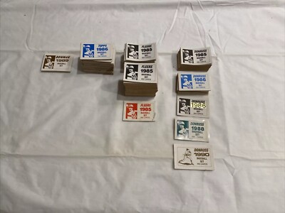 Baseball Sticker : Maker & Year Identifiers Bowman, Topps, Fleers, Donruss *B180