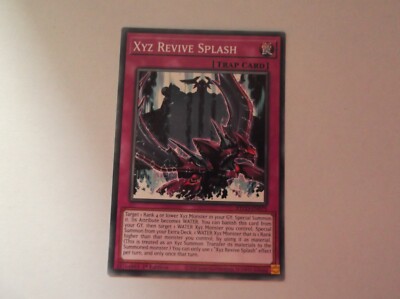 Yu-Gi-Oh! ''XYZ REVIVE SPLASH'' #Trap 1st Edition Trading Card
