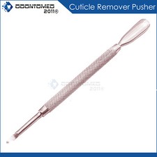 Nail Art Cuticle Pusher Spoon Remover Manicure Pedicure Tool L Stainless Steel