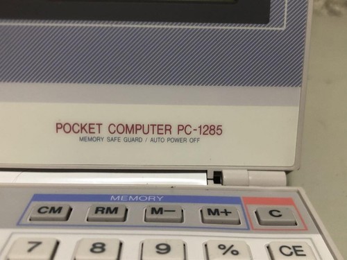 SHARP PC-1285 Pocket Computer Housing Finance Tested Working Japan For Parts - 第 2/10 張圖片