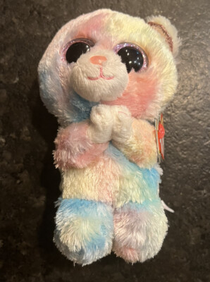 TY BEANIE BOOS HOPE 2020 PRAYING BEAR - PINK United Way Covid-19