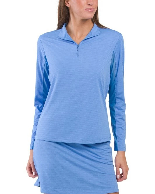 NWT X by GOTTEX Periwinkle Golf Tennis Long Sleeve Mock Shirt M L & XL
Opens in a new window or tab
