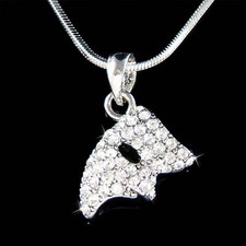 Phantom Di Il Opera Mascherata Fatto Con Cristallo Swarovski Collana Ciondolo