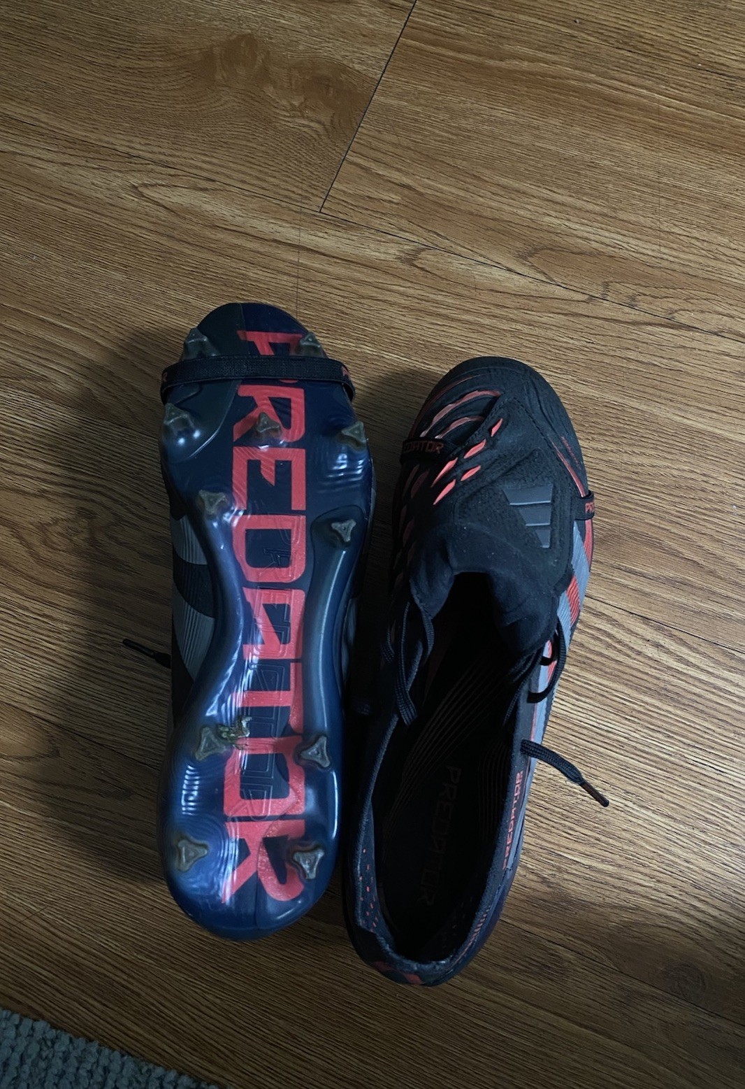 adidas Predator Soccer Cleats Black Football Shoes Predator Model Product Line thumbnail 2