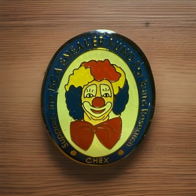 Clown Pin CHEX ISCA Sneaker Fund For Burns Research