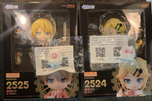 Nendoroid Kagamine Rin Len Tochter Dienerin des Bösen Ver. 2524 2525 2er Set Neu