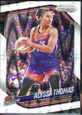 2025 Panini Prizm WNBA Alyssa Thomas White Seismic Prizms Phoenix Mercury #44
