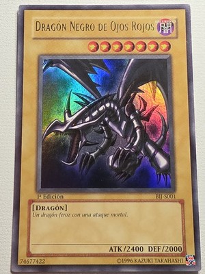 Spanish Red-Eyes Black Dragon BIJ-S001 1st Edition Dragon Negro De Ojos Rojos