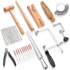 Jewelers Tools Set Including Jeweler Saw Frame Bench Pin Clamp Diamond Needle...