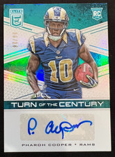 PHAROH COOPER 2016 Donruss Elite Turn of the Century #TCA-PC Rookie RC #90/99