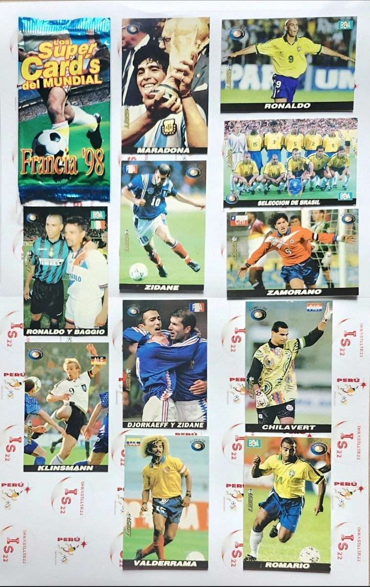 FIFA World Cup Soccer France 1998 Season Sports Trading Cards