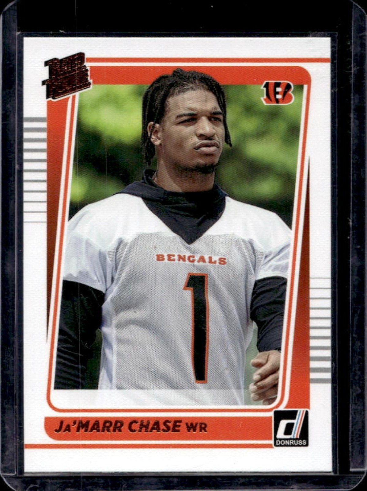 2021 Donruss Ja'Marr Chase Rated Rookie Portrait RC #262 Bengals