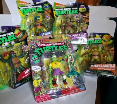 2014 Playmates  TMNT Classic Retro Set of 4 BROTHERS w/2023-Mondo *NEW IN BOXES*