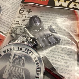 LEGO Star Wars: Chrome Darth Vader Minifigure Polybag x4 (4547551) - New Sealed