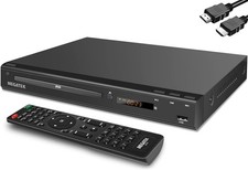 MEGATEK Region-Free HDMI DVD Player for TV, Compact CD/DVD Player for Smart TV,