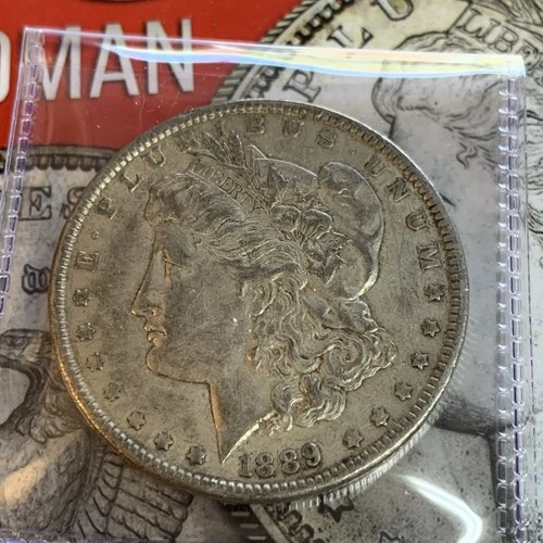 1889-P Morgan Dollar ☆ 90% Silver ☆ AU/BU Gem ☆
