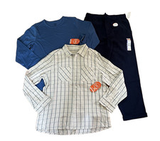 New LOT BOY 14-16 HUSKY fall / winter clothes pants tee flannel shirt