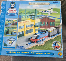 Tomy Motor Road & Rail Calling All Engines Thomas Airport Set Complete & Boxed