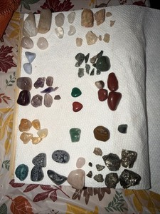 Polished And Raw Stone Lot