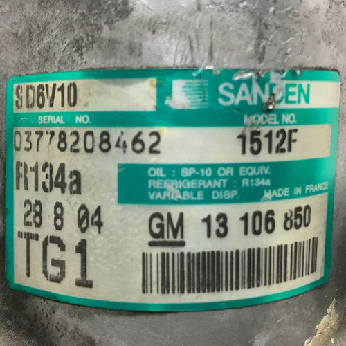 13197538 Klimakompressor  OPEL TIGRA (X04) 1.3 16V CDTI C+C 2p/d/1248cc