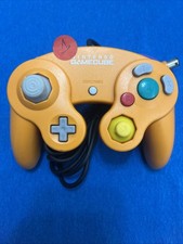 Official Nintendo GameCube Controller Orange Official OEM DOL-003 Joystick T2