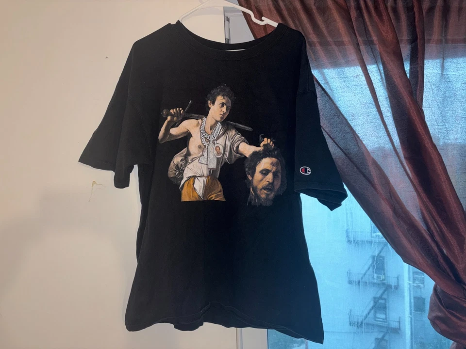 Westside Gunn x Virgil Abloh Off-White Champion Men's Black T-shirt XL - Image 3 of 4