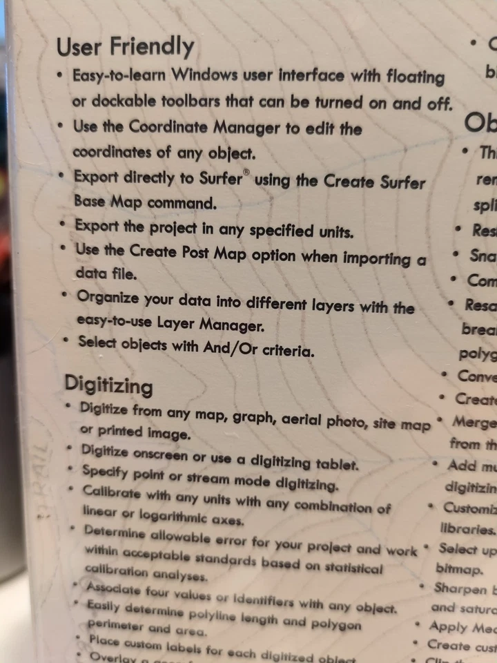 Didger 3 Digitizing And Coordinate Conversion Software Sealed Golden Software In - Image 3 of 4