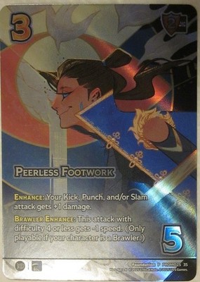 Universus UFS UVS Critical Role Peerless Footwork PROMO25 35 Alt Art Beau NM