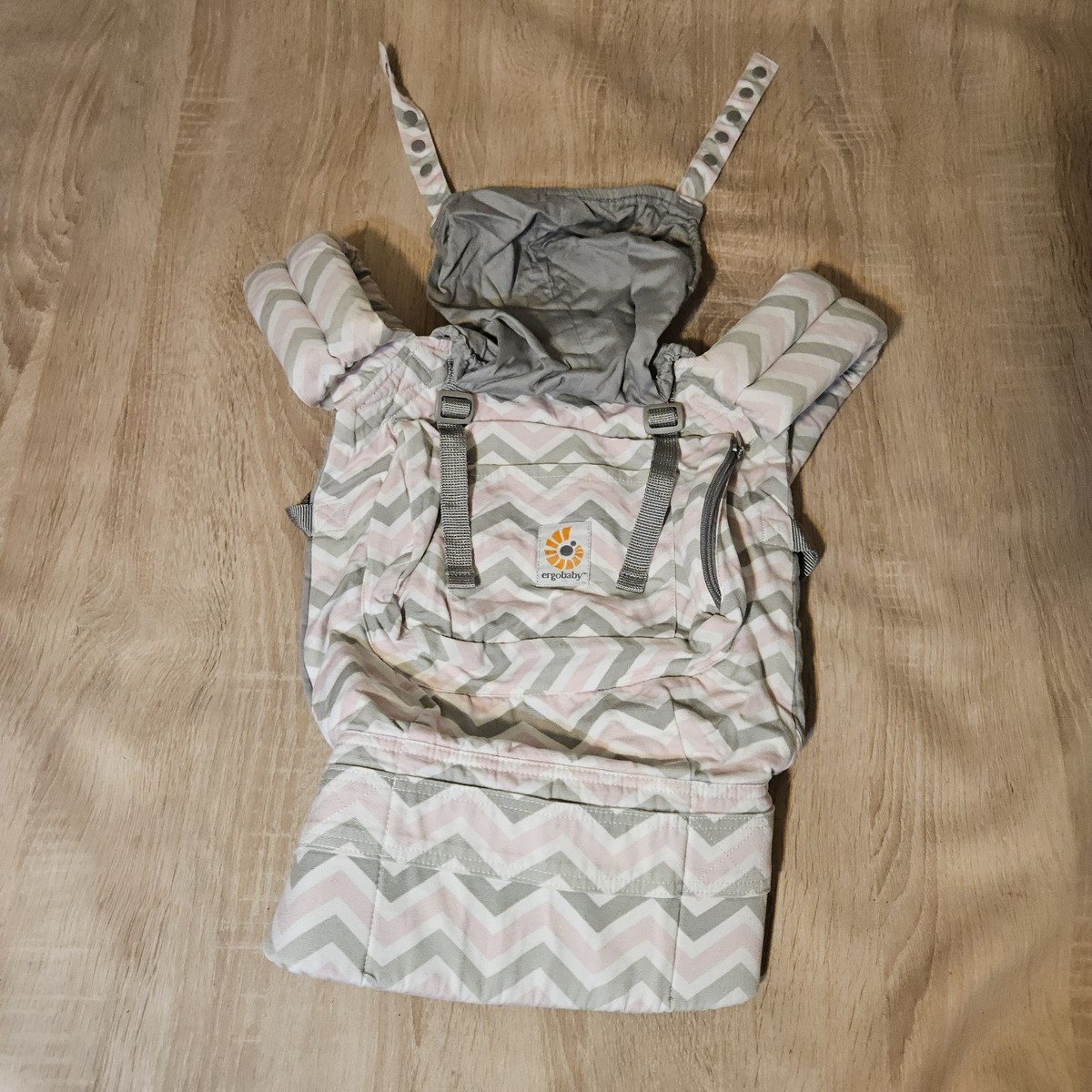 Grey Chevron Pink Chevron Ergo Ergobaby Ergo Original Chevron Baby