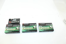 Fujifilm 8mm Video Cassette P6-120 Lot of 3 Factory Sealed 120 Minutes Each