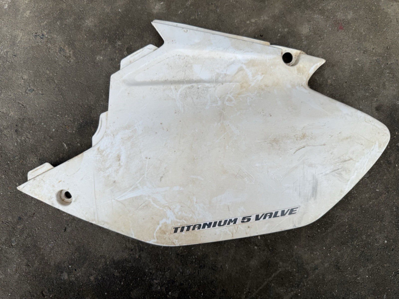 Yamaha WR450 OEM Genuine Side Cover Plastic Trim Parts 5TJ