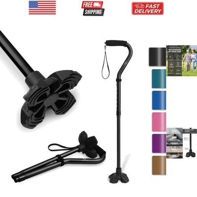F1 Walking Stick, Walking Cane for Women & Men, Self Standing Walkers for Sen...