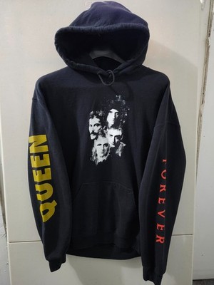Queen Sweatshirt Adult L Hoodie Pullover Forever Queen Graphic Spellout Official