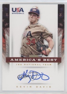 2012 Panini USA Baseball National Team America's Best /100 Kevin Davis Auto 0o9