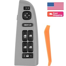 Chevrolet GMC Gray Master Power Window Switch Bezel Assembly 2000-2002