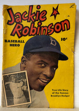 Jackie Robinson Baseball Hero #1 1949 Fawcett Publications