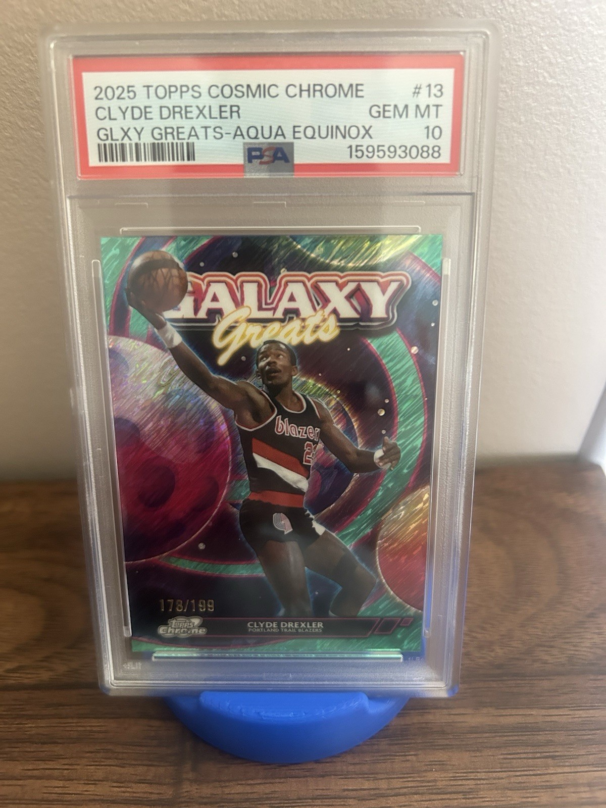 2025 Topps Cosmic Chrome Clyde Drexler /199 PSA 10 POP 1 🔥 🔥