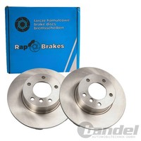 2X RAP Brakes Bremsscheiben 300Mm BelÜFtet Vorne Passend FüR BMW 1 3 Z4 | R-D038