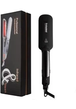 Professional Salon Infrared Flat Iron Wide Tourmaline Hair Straightener Curler